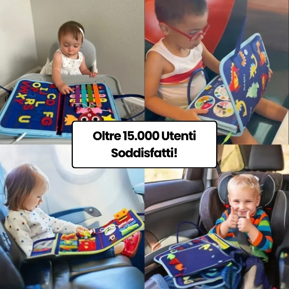 Pannello Didattico Montessori che Insegna le Abilita Quotidiane (Copia)