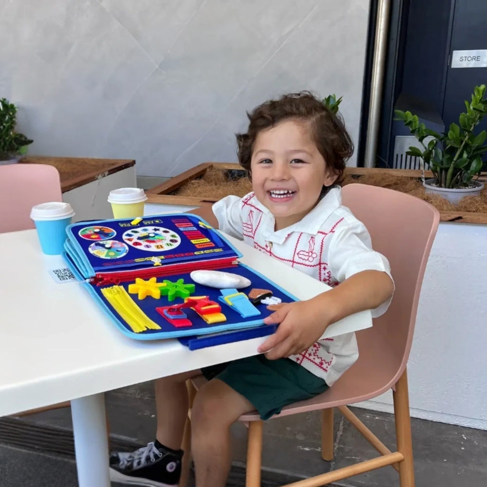 Pannello Didattico Montessori che Insegna le Abilita Quotidiane (Copia)